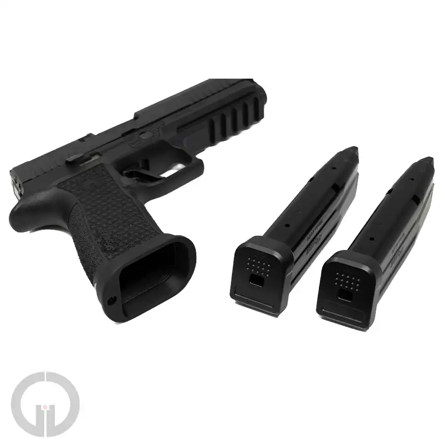 P320-XTEN Magwell with base pads installed