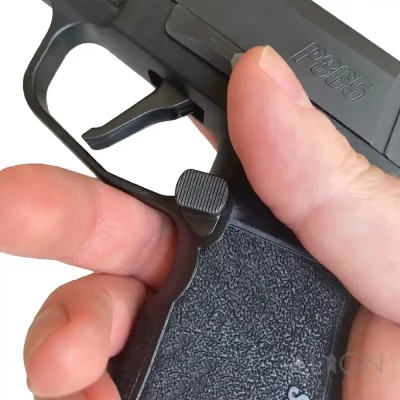 P365 offset magazine release align tactical